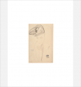Femme nue passant un vêtement par la tête (D. 2095)